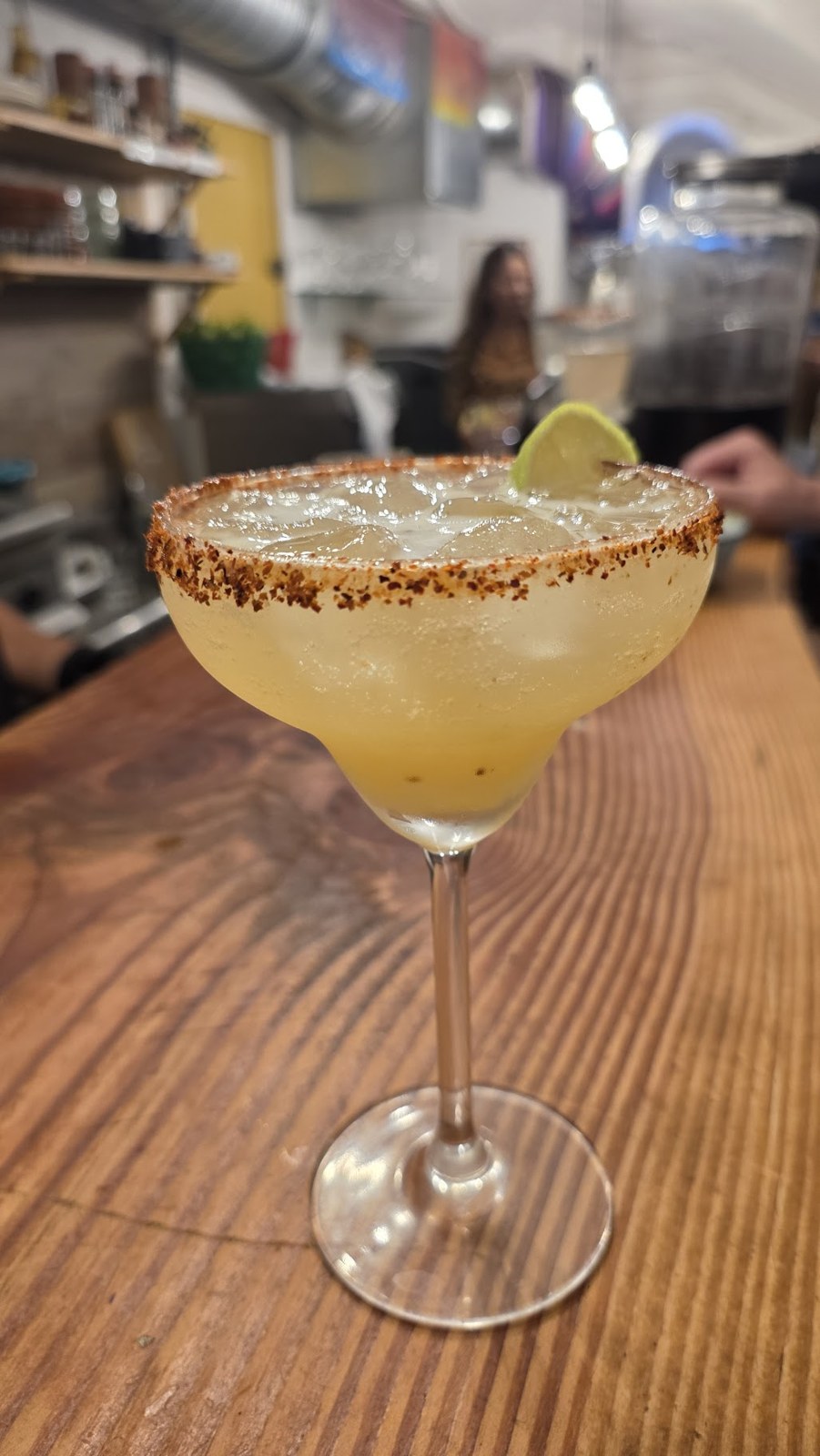 La Margarita Lupita avec un bord au Tajín